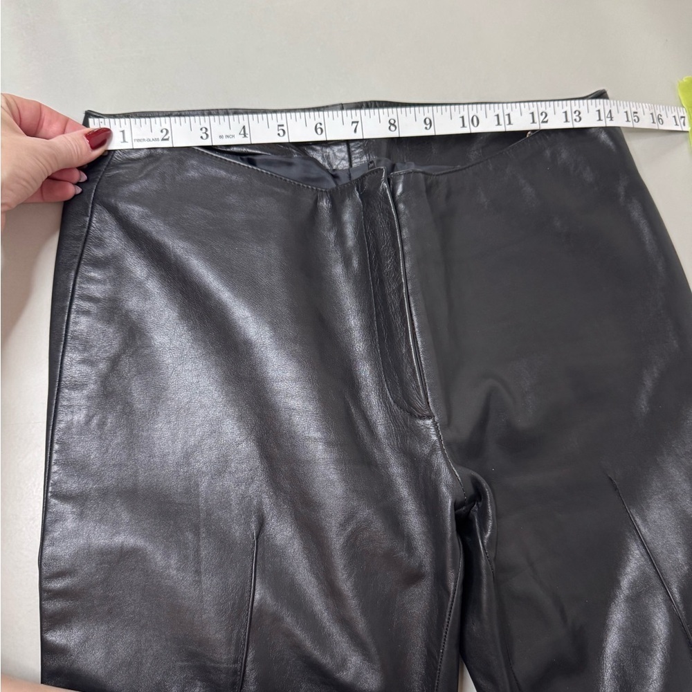 Rudsak Black Genuine Leather Pants — Size 6 - Picture 13 of 17